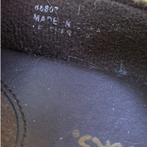 Clarks Women's Brown Leather Slip On‎ Bendables Zipper Loafer - Picture 8 of 8